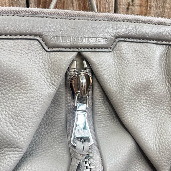 Aimee Kestenberg grey leather backpack main image 8